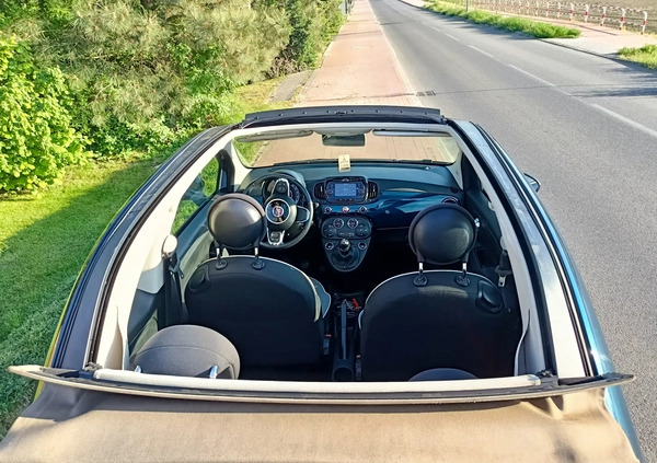 Fiat 500 cena 34900 przebieg: 97100, rok produkcji 2017 z Pleszew małe 121